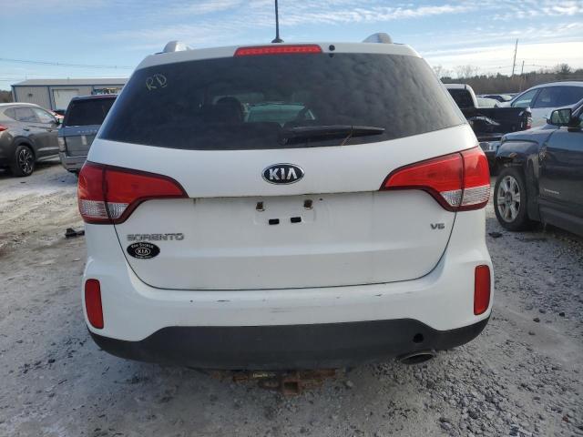 5XYKTDA78FG610699 - 2015 KIA SORENTO LX WHITE photo 6