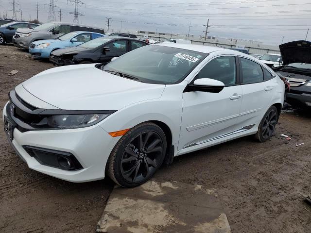 2HGFC2F83MH504457 - 2021 HONDA CIVIC SPORT 白色 照片 1