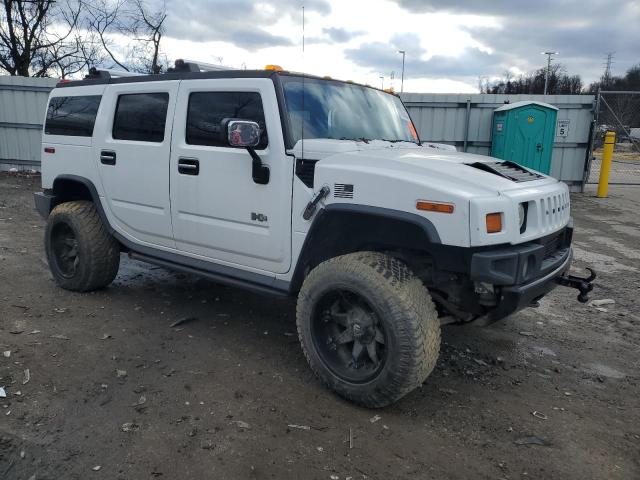 5GRGN23U44H102899 - 2004 HUMMER H2 WHITE photo 4