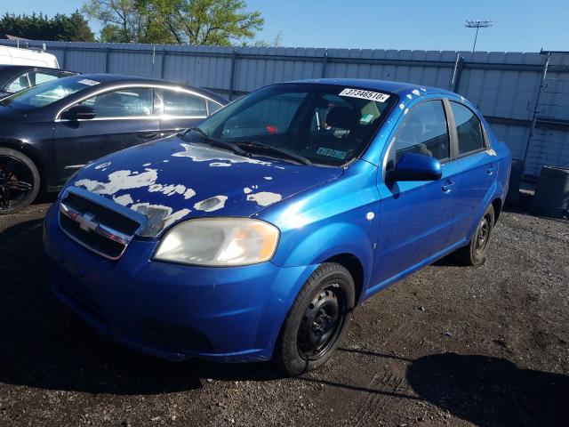 KL1TD56638B058086 - 2008 CHEVROLET AVEO BASE  photo 2