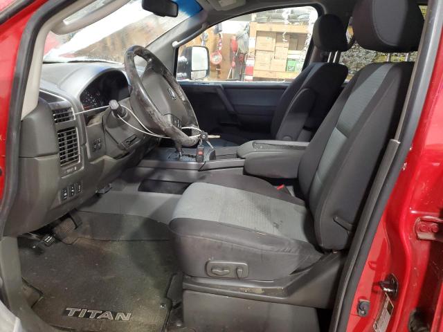 1N6AA07B47N220535 - 2007 NISSAN TITAN XE RED photo 7