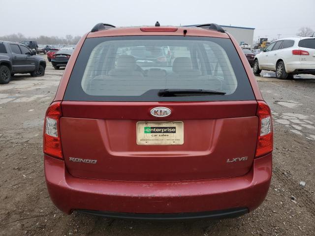 KNAFG526X87134356 - 2008 KIA RONDO LX ORANGE photo 6