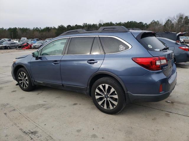 4S4BSENC1F3322958 - 2015 SUBARU OUTBACK 3.6R LIMITED BLUE photo 2