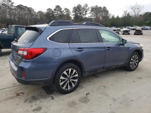 4S4BSENC1F3322958 - 2015 SUBARU OUTBACK 3.6R LIMITED BLUE photo 3
