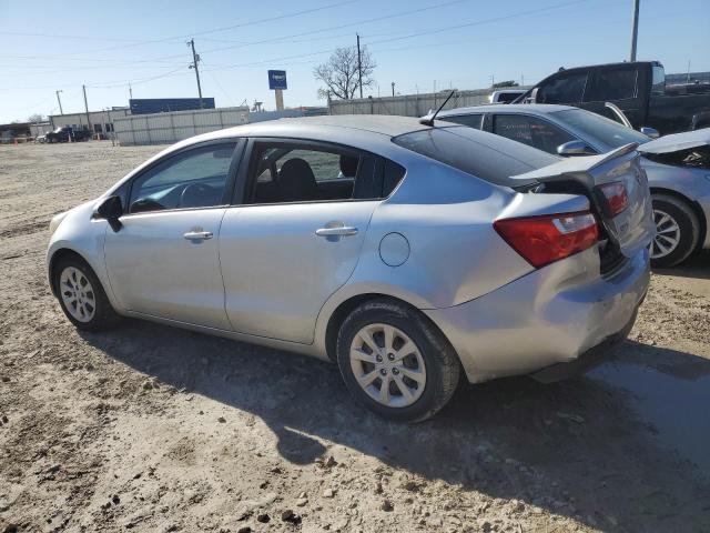 KNADN4A3XD6156551 - 2013 KIA RIO EX SILVER photo 2