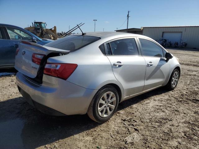 KNADN4A3XD6156551 - 2013 KIA RIO EX SILVER photo 3