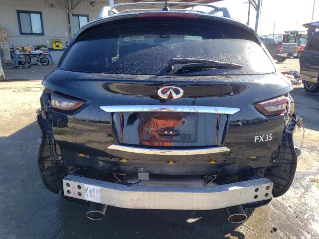 JN8AS1MW0BM734236 - 2011 INFINITI FX35 BLACK photo 6