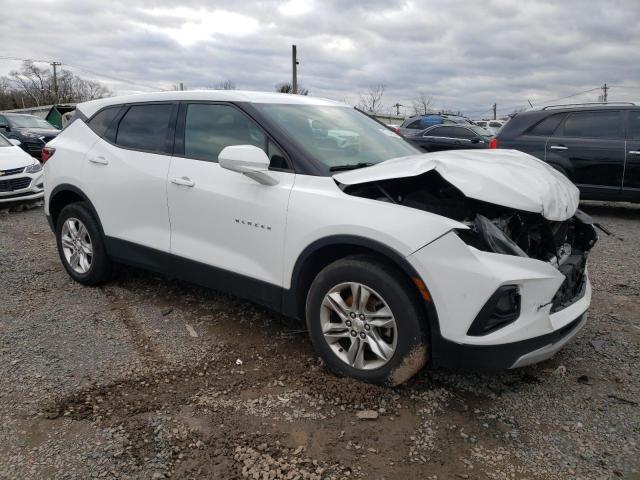 3GNKBHRSXLS599354 - 2020 CHEVROLET BLAZER 2LT WHITE photo 4