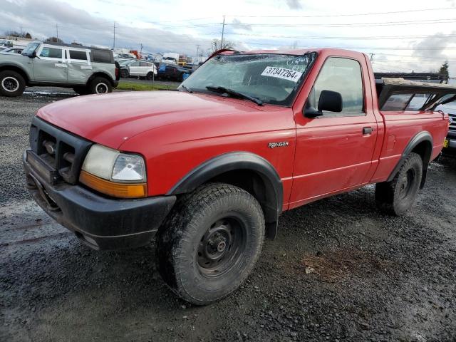 1FTYR11U4WPA71346 - 1998 FORD RANGER RED photo 1