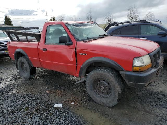 1FTYR11U4WPA71346 - 1998 FORD RANGER RED photo 4