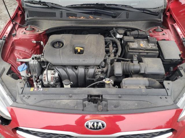 3KPF24AD0ME383836 - 2021 KIA FORTE FE RED photo 11