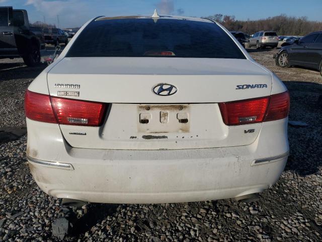 5NPEU46F89H464182 - 2009 HYUNDAI SONATA SE WHITE photo 6