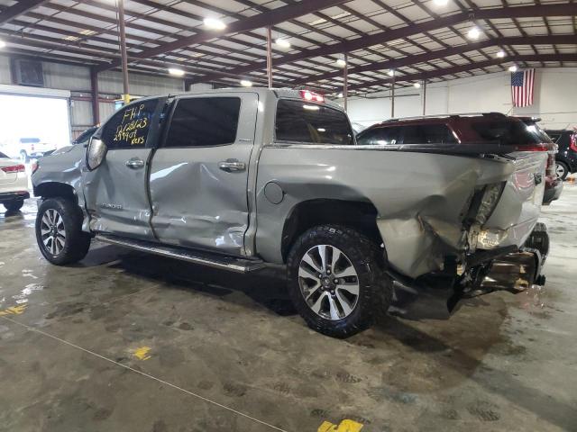 5TFFY5F14MX277909 - 2021 TOYOTA TUNDRA CREWMAX LIMITED GRAY photo 2