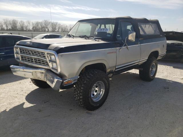 A10JE9C160363 - 1979 DODGE RAMCHARGER GRAY photo 1