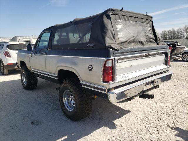 A10JE9C160363 - 1979 DODGE RAMCHARGER GRAY photo 2