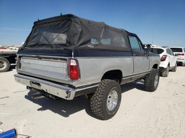 A10JE9C160363 - 1979 DODGE RAMCHARGER GRAY photo 3