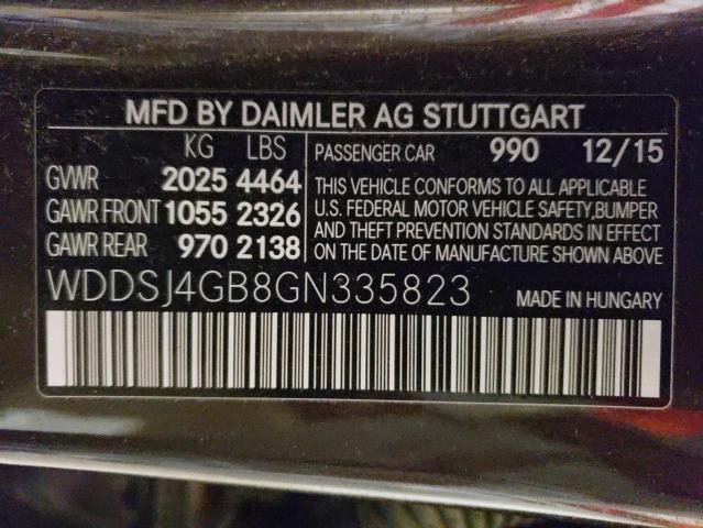 WDDSJ4GB8GN335823 - 2016 MERCEDES-BENZ CLA 250 4MATIC BROWN photo 12