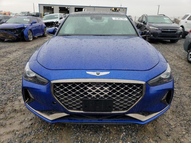 KMTG44LA1KU033293 - 2019 GENESIS G70 PRESTIGE BLUE photo 5