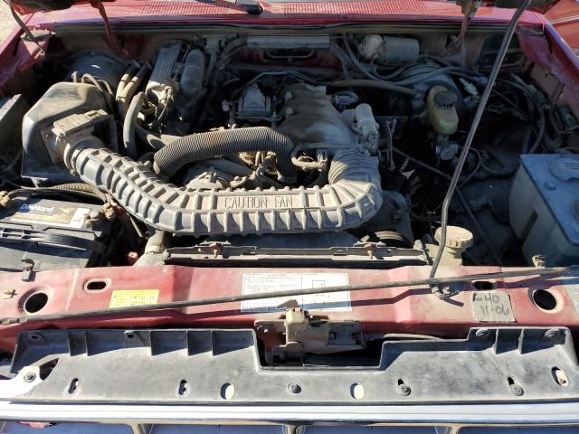 1FTCR10U5MPA31351 - 1991 FORD RANGER RED photo 11