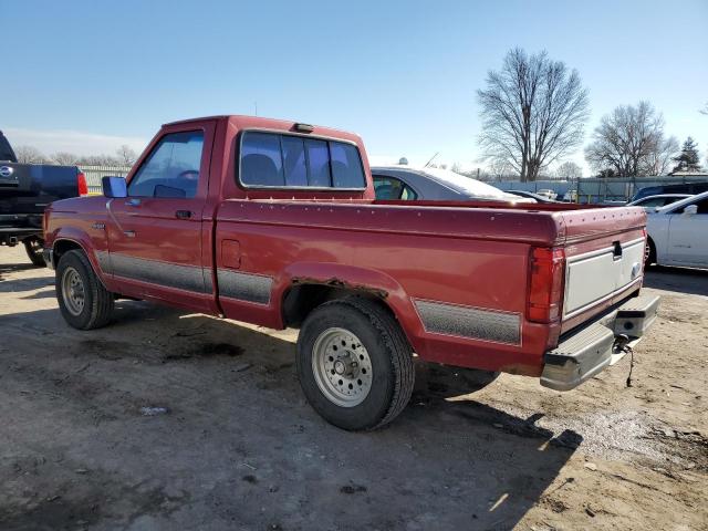 1FTCR10U5MPA31351 - 1991 FORD RANGER RED photo 2