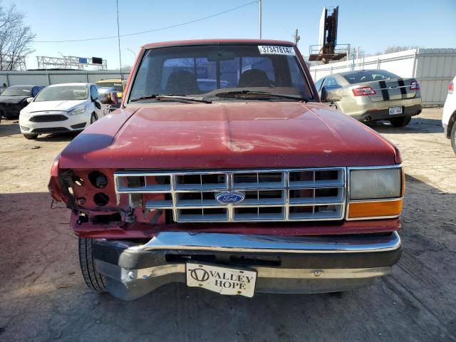 1FTCR10U5MPA31351 - 1991 FORD RANGER RED photo 5