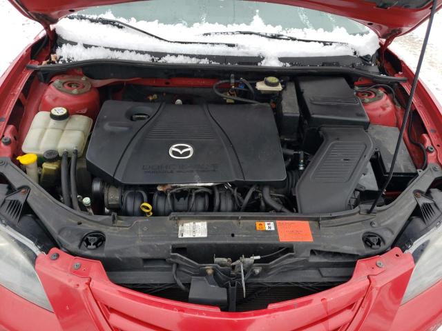 JM1BK323751224542 - 2005 MAZDA 3 S RED photo 11