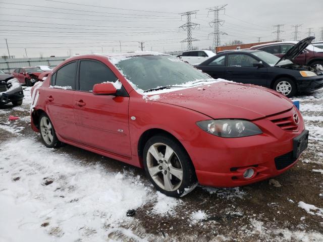 JM1BK323751224542 - 2005 MAZDA 3 S RED photo 4