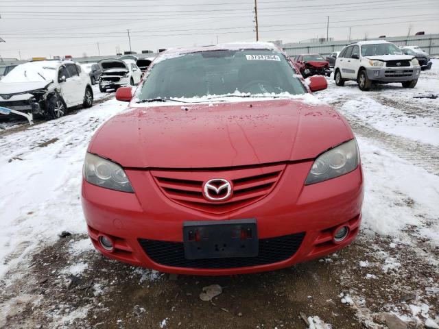 JM1BK323751224542 - 2005 MAZDA 3 S RED photo 5