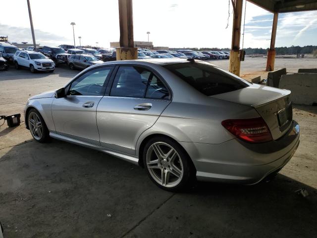 WDDGF4HB4CA650478 - 2012 MERCEDES-BENZ C 250 SILVER photo 2