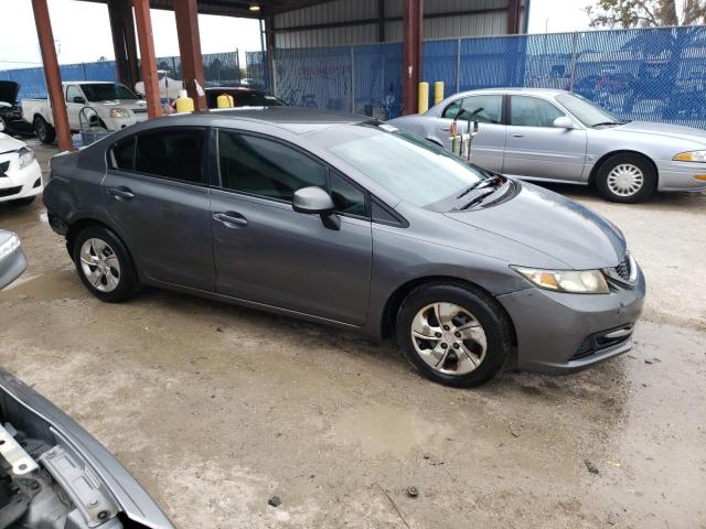 19XFB2F59DE034423 - 2013 HONDA CIVIC LX GRAY photo 4