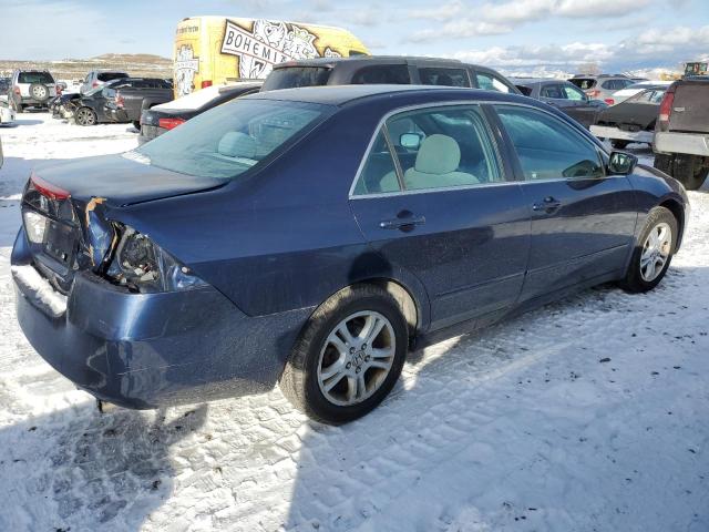 1HGCM56396A080760 - 2006 HONDA ACCORD SE BLUE photo 3