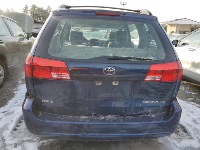 5TDZA23C35S364827 - 2005 TOYOTA SIENNA CE BLUE photo 6