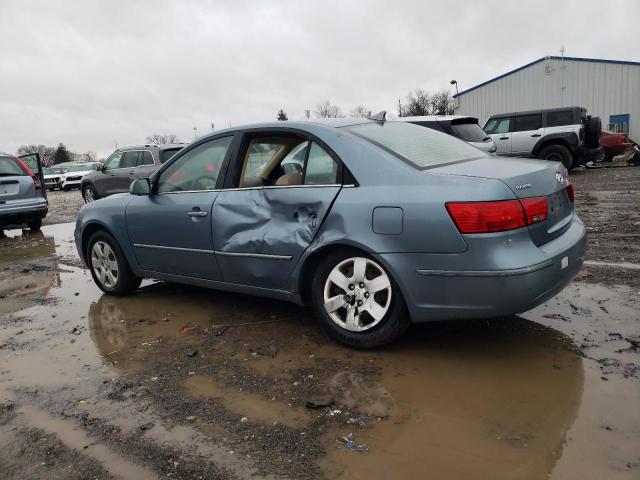 5NPET46C39H445046 - 2009 HYUNDAI SONATA GLS BLUE photo 2