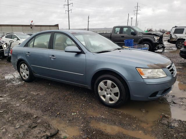 5NPET46C39H445046 - 2009 HYUNDAI SONATA GLS BLUE photo 4