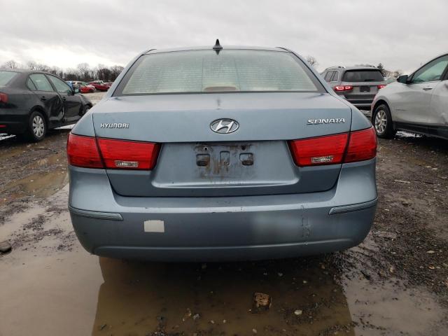 5NPET46C39H445046 - 2009 HYUNDAI SONATA GLS BLUE photo 6