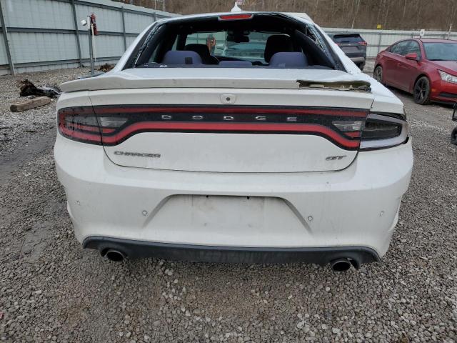 2C3CDXHGXKH597107 - 2019 DODGE CHARGER GT WHITE photo 6