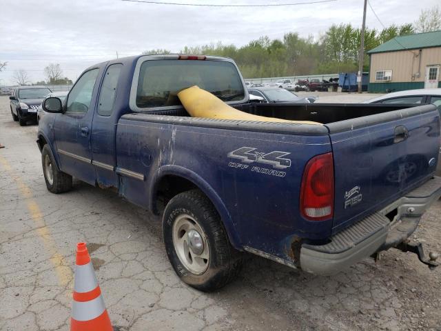 1FTDX18WXVNC98076 - 1997 FORD F-150 BLUE photo 2