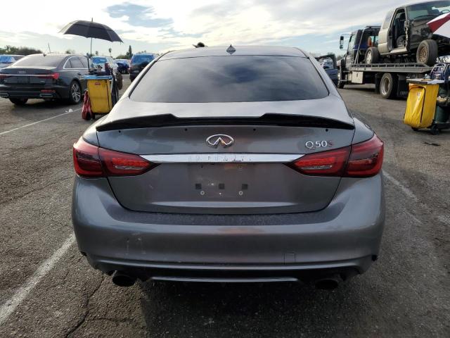 JN1EV7AP6JM359300 - 2018 INFINITI Q50 LUXE GRAY photo 6