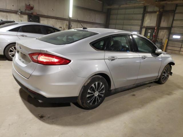 3FA6P0G74ER152045 - 2014 FORD FUSION S SILVER photo 3