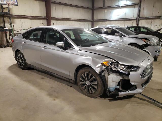 3FA6P0G74ER152045 - 2014 FORD FUSION S SILVER photo 4