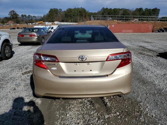 4T1BF1FK3CU588376 - 2012 TOYOTA CAMRY BASE GOLD photo 6