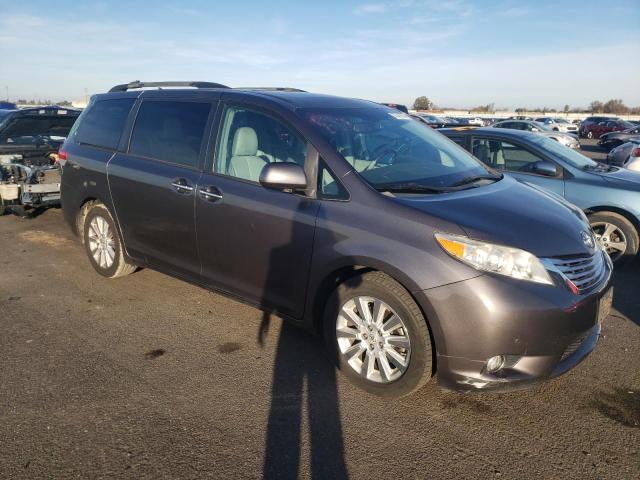 5TDDK3DC1BS002924 - 2011 TOYOTA SIENNA XLE CHARCOAL photo 4