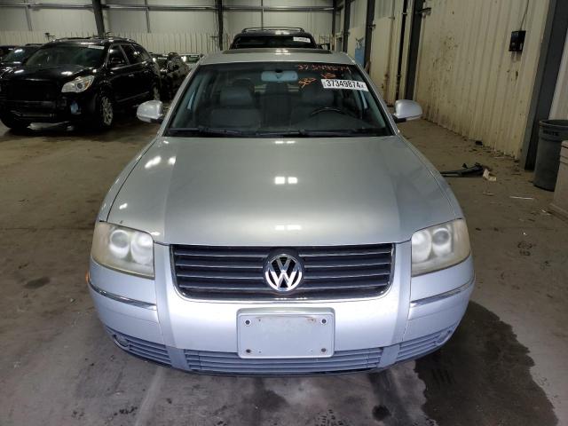 WVWRH63BX4P257826 - 2004 VOLKSWAGEN PASSAT GLX SILVER photo 5