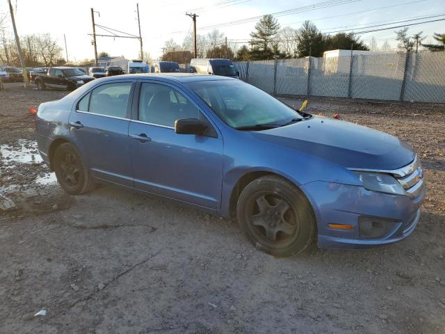 3FAHP0HA3AR337037 - 2010 FORD FUSION SE BLUE photo 4