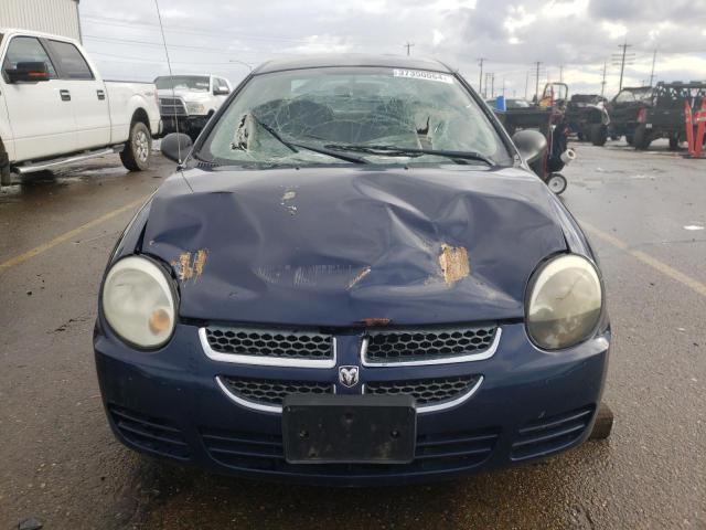 1B3ES56C24D600677 - 2004 DODGE NEON SXT BLUE photo 5