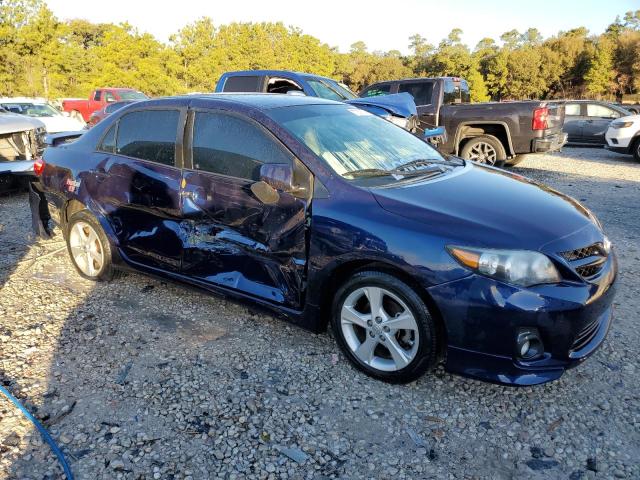 2T1BU4EE4BC724596 - 2011 TOYOTA COROLLA BASE BLUE photo 4