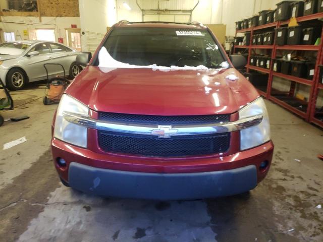 2CNDL63F956034413 - 2005 CHEVROLET EQUINOX LT BURGUNDY photo 5