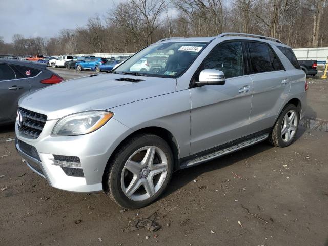 4JGDA7DB4EA346682 - 2014 MERCEDES-BENZ ML 550 4MATIC SILVER photo 1