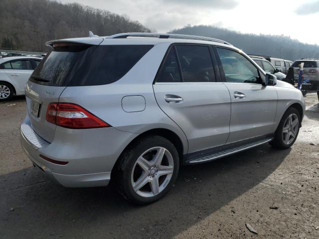 4JGDA7DB4EA346682 - 2014 MERCEDES-BENZ ML 550 4MATIC SILVER photo 3