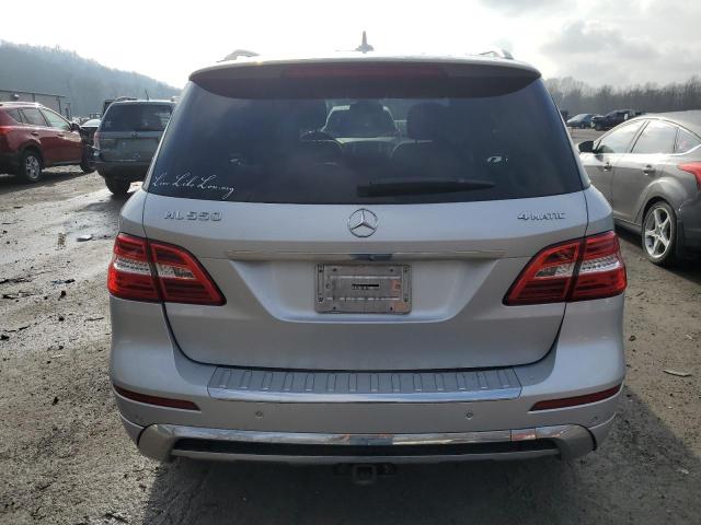 4JGDA7DB4EA346682 - 2014 MERCEDES-BENZ ML 550 4MATIC SILVER photo 6